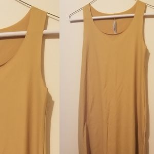 Silk touch sleeves dress